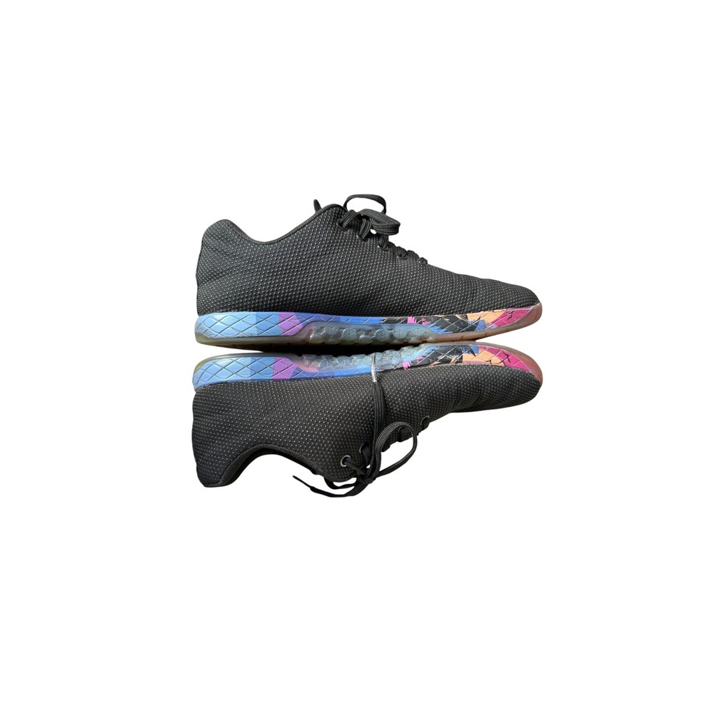 NOBULL Trainers Cross Training Shoes Mens 9 Womens 10.5 Black Unique Sole Design - Picture 6 of 9